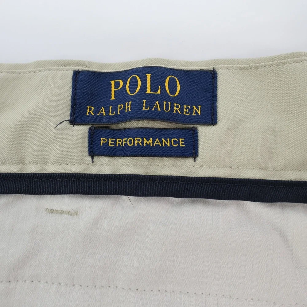 Polo Ralph Lauren Performance Stretch Classic Fit Khaki Pants‎ Mens 34x32
